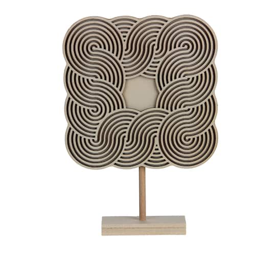 Jonathan Adler x Michaels 8" Pompidou Square DIY Wood Tabletop Décor with Stand
